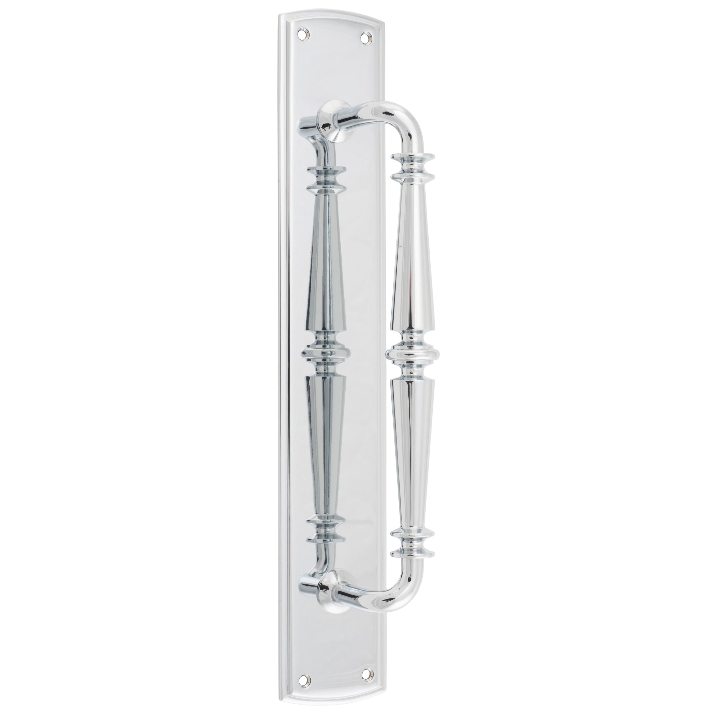 Iver Pull Handle Sarlat Backplate Polished Chrome 380mm