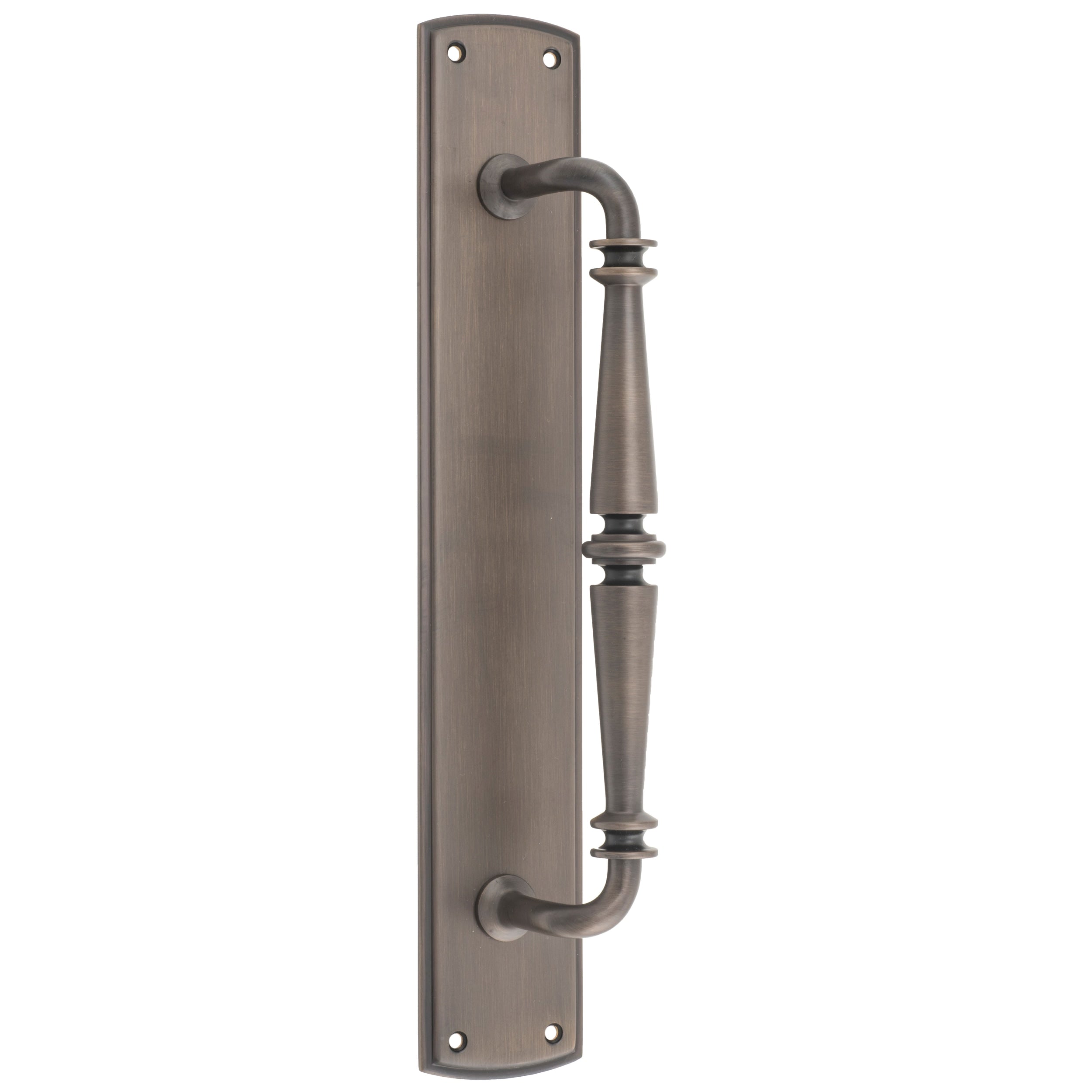 Iver Pull Handle Sarlat Backplate Signature Brass 380mm