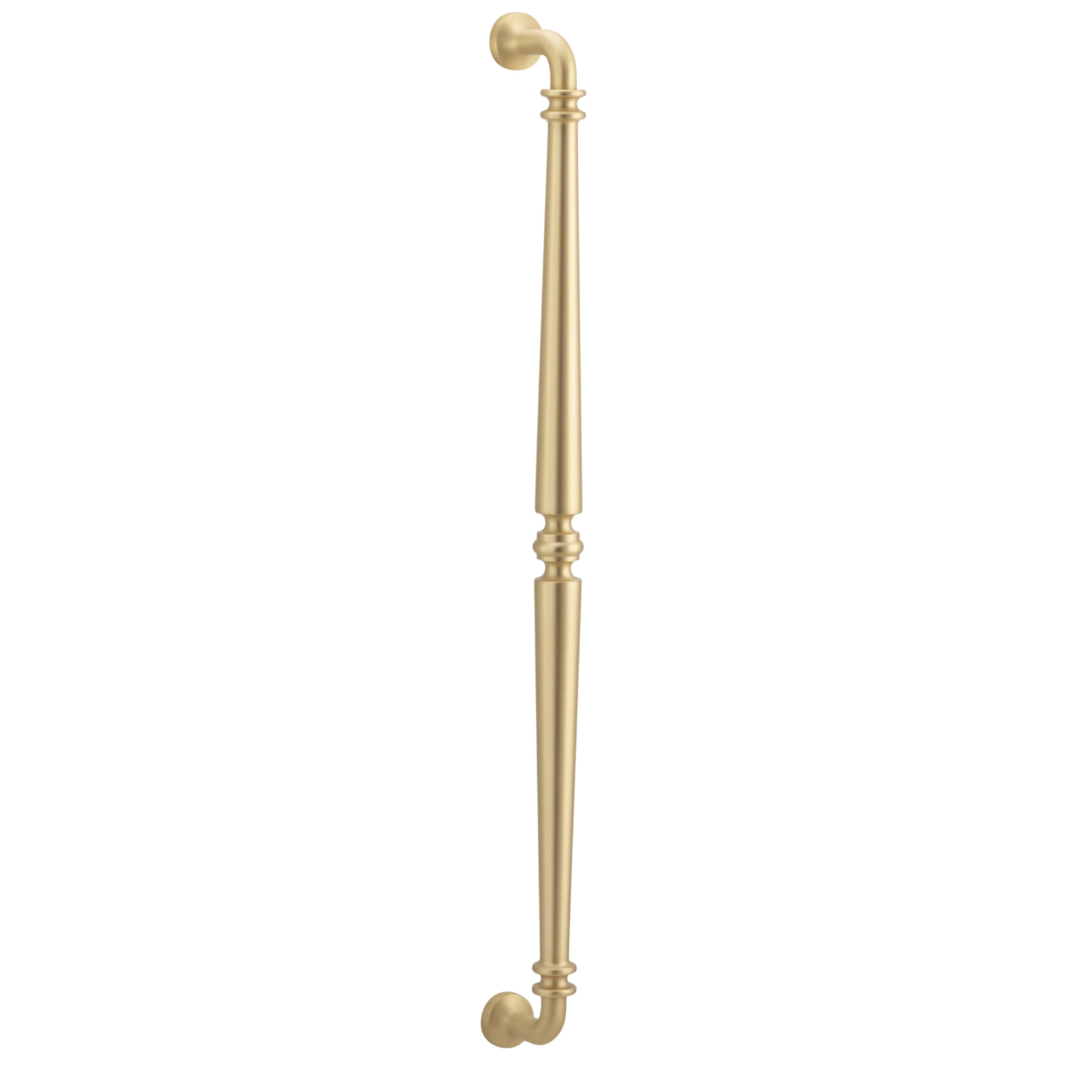 Iver Pull Handle Sarlat Brushed Brass 638mm