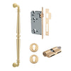 Iver Pull Handle Sarlat Key/Key Brushed Gold PVD L485mm Entrance Kit