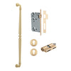 Iver Pull Handle Sarlat Key/Key Brushed Gold PVD L635mm Entrance Kit