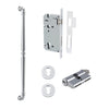 Iver Pull Handle Sarlat Key/Key Polished Chrome L635mm Entrance Kit