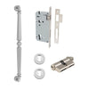 Iver Pull Handle Sarlat Key/Key Satin Nickel L485mm Entrance Kit