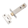 Iver Tube Latch Split Cam 'T' Striker Polished Nickel Backset 70mm