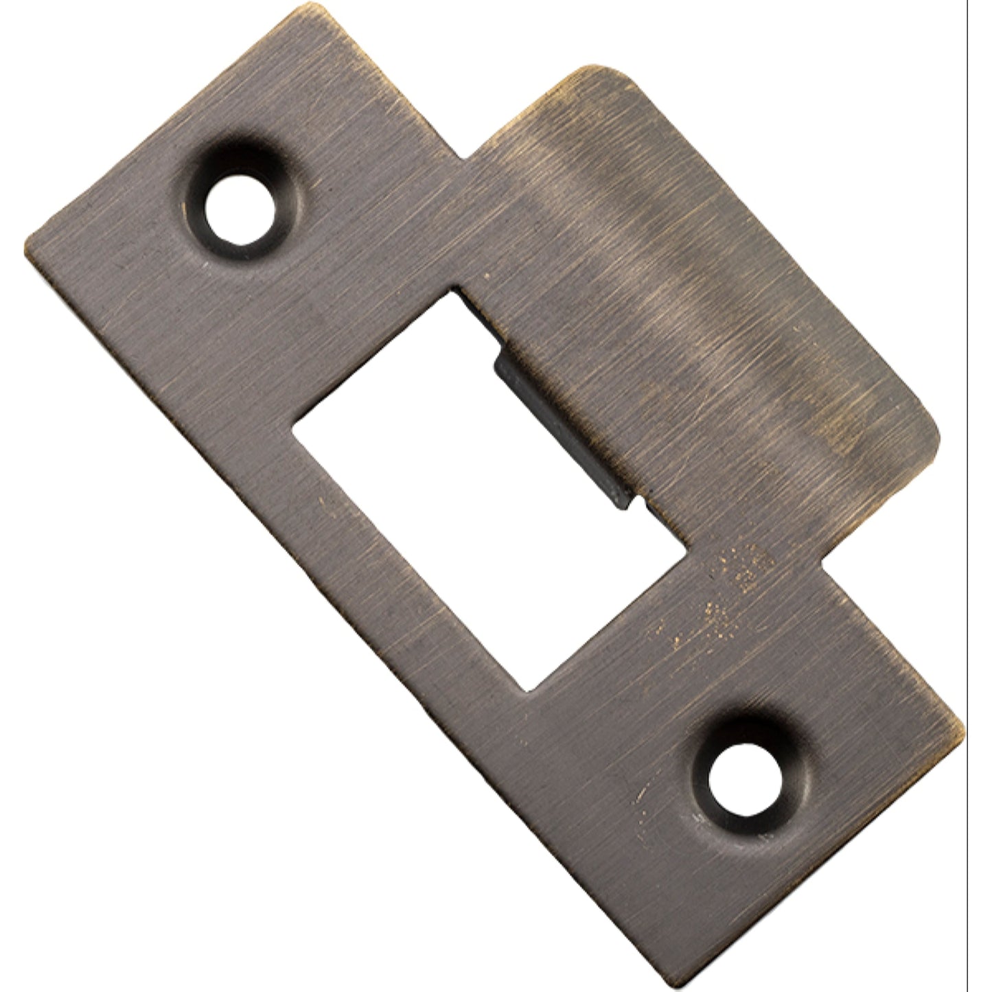 Iver Tube Latch Striker Universal 'T' To Suit Metal Door Frame Signature Brass W42xH70mm