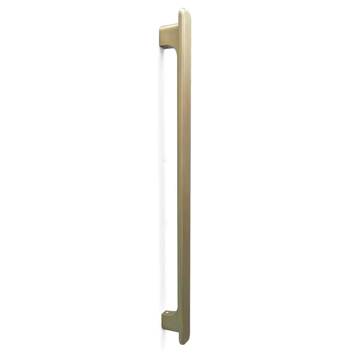 Momo Aspen Entry Door Pull Handle Brushed Satin Brass