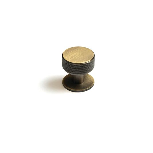 Momo Belgravia 35mm Round Cupboard Knob Dark Brushed Brass