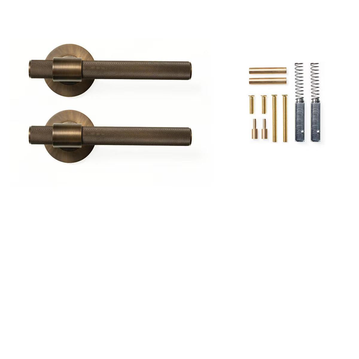 Momo Belgravia Door Handle Set Bronze