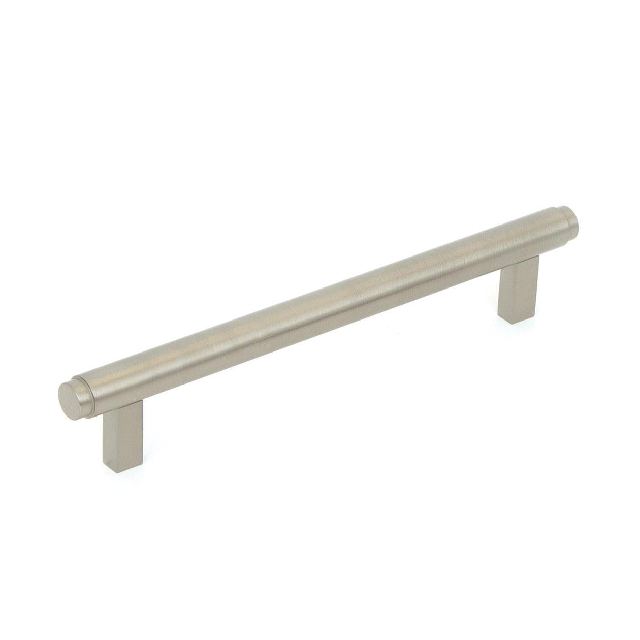 Momo Bellevue 160mm Plain Bar Cabinet Pull Handle Dull Brushed Nickel