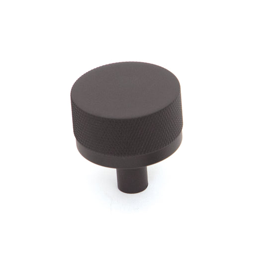Momo Bellevue 35mm Knurled Cupboard Knob Matt Black