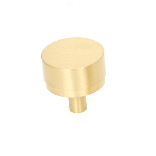 Momo Bellevue 35mm Plain Cupboard Knob Brushed Satin Brass