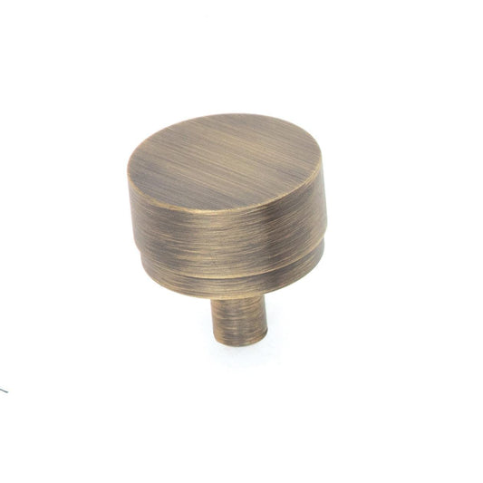 Momo Bellevue 35mm Plain Cupboard Knob Dark Brushed Brass