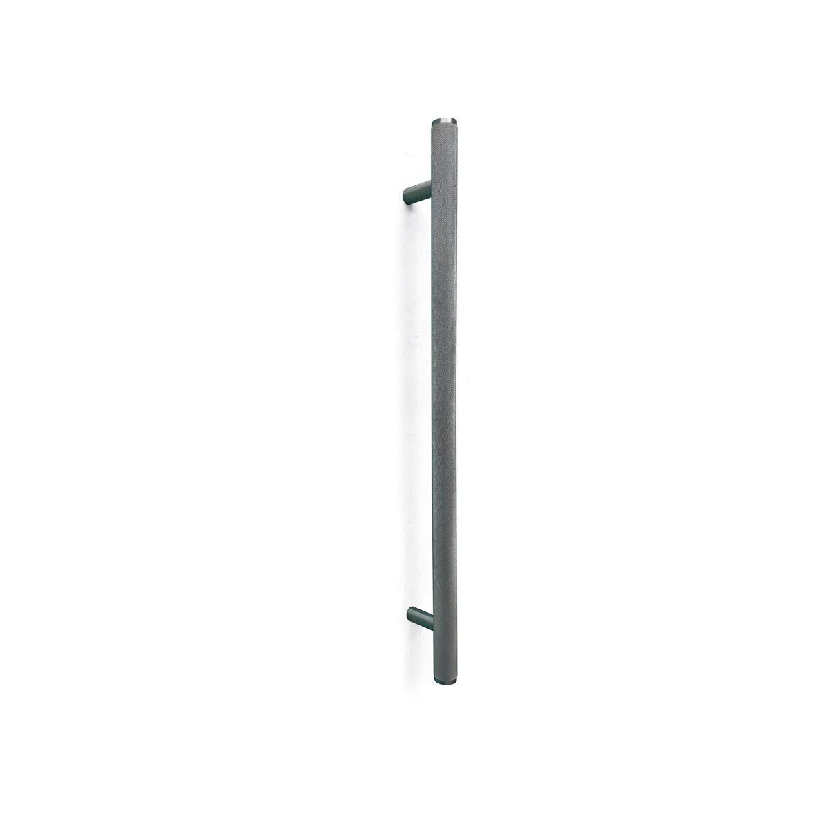 Momo Bellevue Knurled Door Pull Handle Dull Brushed Nickel