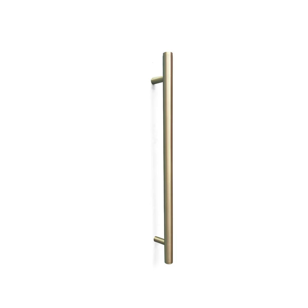 Momo Bellevue Plain Door Pull Handle Brushed Satin Brass