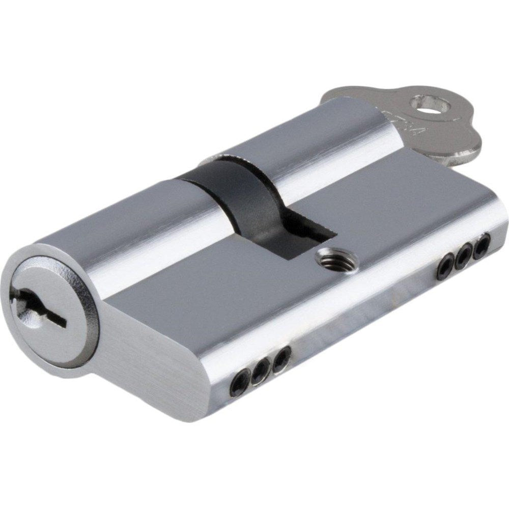 SDG Euro Cylinder Key Key 3 Pin Polished Chrome 45mm