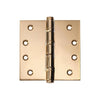 SDG Hinge Ball Bearing Polished Brass W100mm