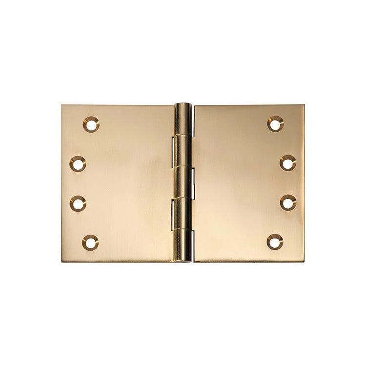 SDG Hinge Broad Butt Polished Brass W150mm