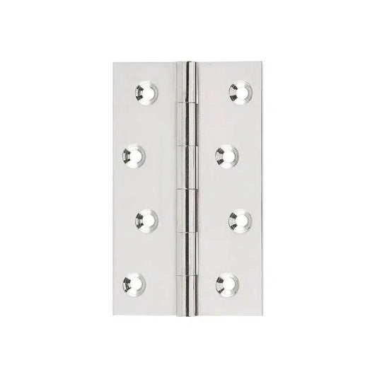 SDG Hinge Fixed Pin Polished Nickel W60mm