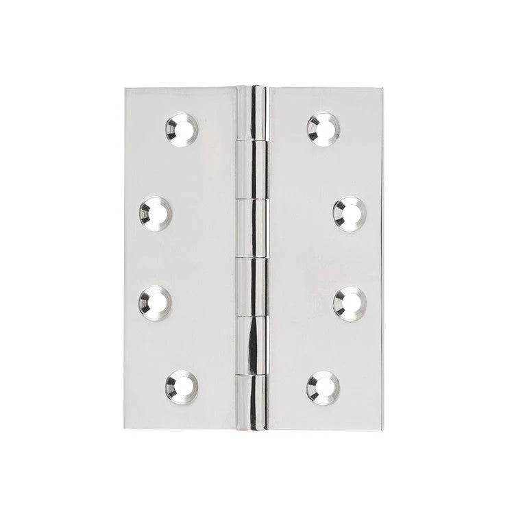 SDG Hinge Fixed Pin Polished Nickel W75mm