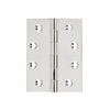 SDG Hinge Fixed Pin Polished Nickel W75mm