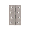 SDG Hinge Fixed Pin Rumbled Nickel W60mm