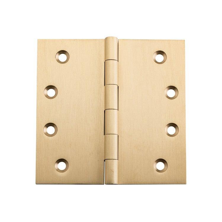 SDG Hinge Fixed Pin Satin Brass W100mm