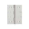 SDG Hinge Fixed Pin Satin Nickel W75mm