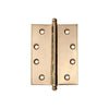 SDG Hinge Loose Pin Polished Brass W75mm